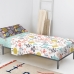 Set di Lenzuola HappyFriday Moshi Moshi Woodland Multicolore Singolo 2 Pezzi