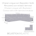 Funda para chaise longue de brazo largo derecho Eysa ROC Gris claro 110 x 120 x 500 cm