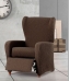 Armchair slipcovers Eysa TROYA Brown 90 x 100 x 75 cm