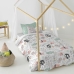 Parure de couette HappyFriday Moshi Moshi Best Buddies Multicouleur Lit 1 persone 2 Pièces