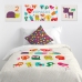 Leinwand HappyFriday Baleno teen Forest friends Bunt 27 x 27 cm