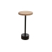 Side table Romimex Black Natural Metal MDF Wood 30 x 57 x 30 cm