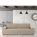 Sofa cover set Eysa TROYA Light brown 70 x 110 x 210 cm 2 Pieces