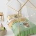 Parure de couette HappyFriday Happynois Camping Multicouleur Lit 1 persone 2 Pièces