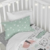 Parure de couette HappyFriday Moshi Moshi Best Buddies Multicouleur Lit de bébé 2 Pièces