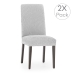 Chair Cover Eysa THOR Grey 50 x 55 x 50 cm 2 Units