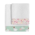 Towel set HappyFriday Moshi Moshi Hola Multicolour 2 Pieces