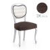 Chair Cover Eysa ROC Brown 50 x 5 x 50 cm 2 Units