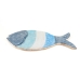 Centre de Table Romimex Bleu Poisson 30 x 3 x 20 cm