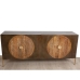 Anrichte Romimex Braun Metall Mango-Holz 175 x 80 x 40 cm