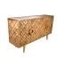 Anrichte Romimex Braun Gold Mango-Holz 45 x 83 x 152 cm