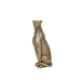 Figura Decorativa Romimex Dourado Leopardo 12 x 25 x 8 cm