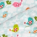 Jeu de draps HappyFriday Mr Fox Little Birds Multicouleur Lit 1 persone 2 Pièces