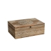 Caixa Decorativa Romimex Castanho Madeira de mangueira 31 x 11 x 21 cm