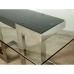 Table Romimex Srebrna Steklo Nerjaveče jeklo Kaljeno steklo 150 x 75 x 90 cm