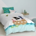 Duvet cover set HappyFriday Mr Fox Flying boy Multicolour Single 2 Pieces