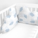 Cot protector HappyFriday Basic Kids Clouds Blue 60 x 40 cm