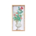 Laken Romimex PVC Tre 39 x 79 x 2 cm Blomster