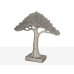 Sculpture Romimex Silver Tree 34 x 33 x 9 cm