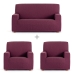 Sofa hoes set Eysa TROYA Bordeaux 70 x 110 x 210 cm 3 Onderdelen