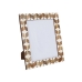 Cadre photo Romimex Marron Beige Bois Résine 20 x 25 x 1 cm