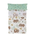 Juego de Sábanas HappyFriday Moshi Moshi Happy sloth Multicolor Cama de 80/90 2 Piezas