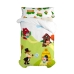 Set di copripiumino HappyFriday Mr Fox Piggys  Multicolore Singolo 2 Pezzi