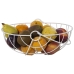 Coupe à fruits Alexandra House Living Blanc Métal 29 x 22 x 12/24,5 cm