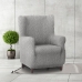 Housse de fauteuil à oreilles Eysa ROC Gris clair 80 x 120 x 100 cm