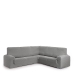 Sofa Cover Eysa ROC Light grey 110 x 120 x 450 cm Corner-cupboard