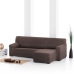 Hoes voor chaise longue met korte armleuning rechts Eysa ROC Bruin 120 x 120 x 360 cm