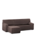 Hoes voor chaise longue met korte armleuning links Eysa ROC Bruin 120 x 120 x 360 cm