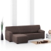 Hoes voor chaise longue met korte armleuning links Eysa ROC Bruin 120 x 120 x 360 cm