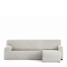 Capa para chaise longue de braço curto direito Eysa BRONX Branco 110 x 110 x 310 cm