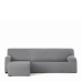 Funda para chaise longue de brazo corto izquierdo Eysa BRONX Gris 110 x 110 x 310 cm