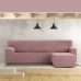 Capa para chaise longue de braço curto direito Eysa JAZ Cor de Rosa 120 x 120 x 360 cm