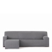 Right short arm chaise longue cover Eysa TROYA Grey 170 x 110 x 310 cm