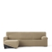 Funda para chaise longue de brazo corto izquierdo Eysa JAZ Beige 120 x 120 x 360 cm