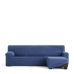 Right short arm chaise longue cover Eysa JAZ Blue 120 x 120 x 360 cm