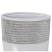 Vaso Alexandra House Living Bianco Argentato Ceramica 9 x 18 x 23 cm