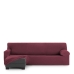 Hoes voor chaise longue met korte armleuning links Eysa THOR Bordeaux 110 x 110 x 310 cm