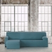 Hoes voor chaise longue met korte armleuning links Eysa BRONX Smaragdgroen 110 x 110 x 310 cm