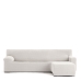 Capa para chaise longue de braço curto direito Eysa JAZ Branco 120 x 120 x 360 cm