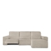 Hoes voor chaise longue met korte armleuning rechts Eysa ROC Wit 120 x 120 x 360 cm