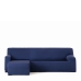 Right short arm chaise longue cover Eysa BRONX Blue 110 x 110 x 310 cm