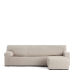 Hoes voor chaise longue met korte armleuning rechts Eysa JAZ Beige 120 x 120 x 360 cm