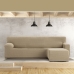 Hoes voor chaise longue met korte armleuning rechts Eysa JAZ Beige 120 x 120 x 360 cm