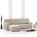 Hoes voor chaise longue met korte armleuning links Eysa ROC Wit 120 x 120 x 360 cm