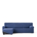 Hoes voor chaise longue met korte armleuning links Eysa JAZ Blauw 120 x 120 x 360 cm