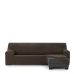 Hoes voor chaise longue met korte armleuning rechts Eysa THOR Bruin 110 x 110 x 310 cm